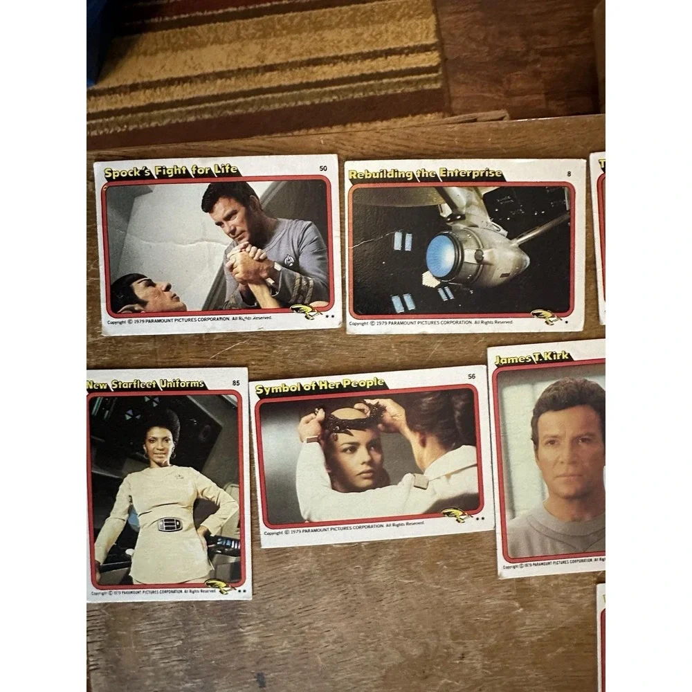 Vintage 1979 Topps Star Trek The Motion Picture‎ Trading Cards Lot